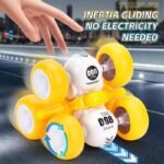 Anubhav Janni Friction Powered Stunt Car Toy 360° Flip Double Sided, Manual Pull Back and Go Durable Colorful Wheels No Battery Required Non Electric Vehicle for Boys Girls (pack of 1) - Image 5