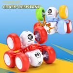 Anubhav Janni Friction Powered Stunt Car Toy 360° Flip Double Sided, Manual Pull Back and Go Durable Colorful Wheels No Battery Required Non Electric Vehicle for Boys Girls (pack of 1) - Image 6