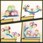 Anubhav Janni Friction Powered Stunt Car Toy 360° Flip Double Sided, Manual Pull Back and Go Durable Colorful Wheels No Battery Required Non Electric Vehicle for Boys Girls (pack of 1) - Image 7