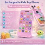 Anubhav Janni Educational Toy Mobile Phone for Boys Girls 3 Years 24 Modes 100+ Sounds Music and Lights Rechargeable Battery Kids with Learning Talking Dummy  Girls Musical Numbers(pack of 1) - Image 2