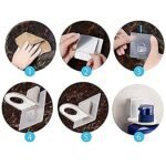 Anubhav Janni Shower Gel Hook Wall Shampoo Rack Self Adhesive Bathroom Kitchen Soap Holder Bottle Hanger Mounted Hooks Stand Hanging Shelves Magic Sticker Sanitizer Hand Dispenser (Set Of 2 Pcs) - Image 2