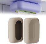 Anubhav Janni Suction Cup Tissue Box Silicone Box Wet Wipes Dispenser Case Cover Portable Holder Storage Rectangle Home Bathroom Office Waterproof Container Bathroom Kitchen (Pack Of 1 Pcs) - Image 3