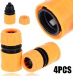 Anubhav Janni Hose Pipe Connector Nozzle Yellow Adjustable Garden Water Spray Gun Durable Leakproof Fitting Car Wash Outdoor Cleaning Use Washing Connector Kitchen Gardening (Pack Of 1 Pcs) - Image 6