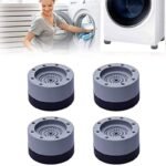 Anubhav Janni Round Washing Machine Pad Anti Vibration Pads For Feet Shock Absorber Noise Cancelling Rubber Washer Dryer Laundry Room Floor Home Stand Round (Pack Of 1 Pcs) - Image 5