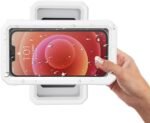 Anubhav Janni Waterproof Shower Phone Holder Holder Rotation Retractable Case High Sensitivity Cover Mount iPhone Case Bathroom Kitchen Wall Mounted Mobile Stand Box Rotation (Pack Of 1 Pcs) - Image 2