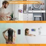 Anubhav Janni Waterproof Shower Phone Holder Holder Rotation Retractable Case High Sensitivity Cover Mount iPhone Case Bathroom Kitchen Wall Mounted Mobile Stand Box Rotation (Pack Of 1 Pcs) - Image 3