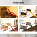 Anubhav Janni Wire Brush Set Gas Cleaning Steel Stove Brushes Kitchen Tools Kit Chimney Burner Cleaner Mini Tool Stainless Bristles Household For Tiles Tap (Set Of 3 Pcs) - Image 5