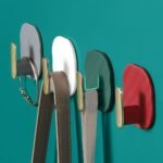 Anubhav Janni Punchfree Sticky Hook Designer Self Adhesive Wall Hooks Waterproof Square Hanging Capacity Max Multipurpose Home Storage Coat Kitchen Hooks Nail Free Hangers (Set Of 4 Pcs) - Image 3