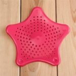 Anubhav Janni Star Hair Catcher Silicone Shaped Sink Filter Bathroom Catcher Drain Strainers Cover Trap Basin Drains Standard Drain Strainer Catcher Kitchen Wash Basin Bathroom (Set Of 4 Pcs) - Image 5