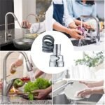 Anubhav Janni Expandable Switch Kitchen Faucet Rotatable Swivel Movable For Sink Adjustable Flexible Tap High Pressure Water Flow Home Wash Basin Bathroom Kitchen (Pack Of 1 Pcs) - Image 4