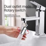 Anubhav Janni Multiple 720 Degree Rotating Faucet Multifunctional Extender Swivel Facet Wash Basin Aerator Sink Face Kitchen Tap Head Water Saving Extend Nozzle Bathroom (Pack Of 1 Pcs) - Image 5