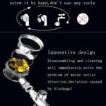 Anubhav Janni Faucet Splash Head Swivel Aerator Rotatable Multi Functional Extension Faucet Extender For Taps Tap Kitchen Sink With Modes Filter Head Shower Sprinkler Bathroom (Pack Of 1 Pcs) - Image 5