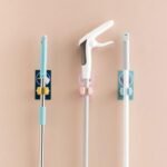 Anubhav Janni Broom Catoon Sticker Holder Space Saving Wall Mount For Brooms Mops And Tools Stainless Steel Mop Stick Holder Home Garden Laundry Metal Bathroom Kitchen (Set Of 2 Pcs) - Image 4