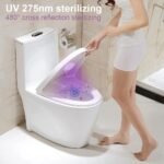 Anubhav Janni Smart Toilet Sterilizer Uv Sterilization Box UV Sterilizer Negative Ions Remove Odors Deodorizer Bathroom Germicidal Light Intelligent Rechargeable Disinfection (Pack Of 1 Pcs) - Image 5