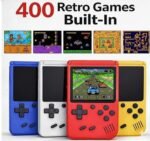 Anubhav Janni SUUP Game Box 400 in 1 Retro Handheld Gaming Console 3 Inch Color Screen Rechargeable Battery AV Output for TV Classic Video Games Kids Adults (Multicolor)(pack of 1) - Image 4