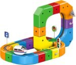 Anubhav Janni Electric Train Set with 3D Magic Flexible Race Tracks for Kids Gravity Defying Racing Building Blocks Track Early Learning Modular Educational Toy DIY Cube Rail ( pack of 1)