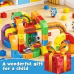 Anubhav Janni Electric Train Track Set for Kids 3D Magic Flexible Race Gravity Defying Building Blocks Modular Educational Toy Boys Girls DIY Cube Rail 51 Pcs Multicolour Ages 3+ Loop(pack of 1) - Image 7