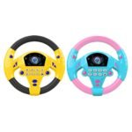 Anubhav Janni Simulated Steering Wheel Toy Pretend Adventure for Kids Pink Plastic Toys Hobbies Preschool Play Other Car Dashboard Simulator Electric Baby with Sound Driving Vocal (pack of 1)