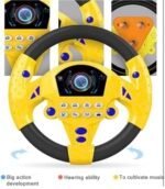 Anubhav Janni Simulated Steering Wheel Toy Pretend Adventure for Kids Pink Plastic Toys Hobbies Preschool Play Other Car Dashboard Simulator Electric Baby with Sound Driving Vocal (pack of 1) - Image 4