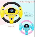 Anubhav Janni Simulated Steering Wheel Toy Pretend Adventure for Kids Pink Plastic Toys Hobbies Preschool Play Other Car Dashboard Simulator Electric Baby with Sound Driving Vocal (pack of 1) - Image 5