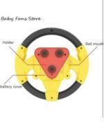 Anubhav Janni Simulated Steering Wheel Toy Pretend Adventure for Kids Pink Plastic Toys Hobbies Preschool Play Other Car Dashboard Simulator Electric Baby with Sound Driving Vocal (pack of 1) - Image 6