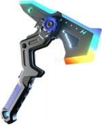 Anubhav Janni Dual Axe Blade with Mist Spray One Button Switching 7Color Change LED Light up Blades Battle Transforming Science Fiction Toy Vibration Sound Effect Gift Sword Smoke Spark(Pack of 1)