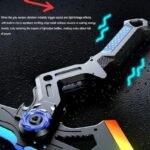 Anubhav Janni Dual Axe Blade with Mist Spray One Button Switching 7Color Change LED Light up Blades Battle Transforming Science Fiction Toy Vibration Sound Effect Gift Sword Smoke Spark(Pack of 1) - Image 3