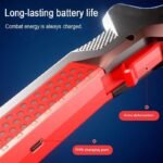Anubhav Janni Dual Axe Blade with Mist Spray One Button Switching 7Color Change LED Light up Blades Battle Transforming Science Fiction Toy Vibration Sound Effect Gift Sword Smoke Spark(Pack of 1) - Image 4