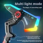 Anubhav Janni Dual Axe Blade with Mist Spray One Button Switching 7Color Change LED Light up Blades Battle Transforming Science Fiction Toy Vibration Sound Effect Gift Sword Smoke Spark(Pack of 1) - Image 6