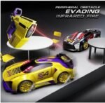 Anubhav Janni 2-Player Infrared Battle RC Car Toy with Dual Remotes Shoot Knock Down Action Game Time-Bound Dodge Interactive Racing Target for Kids(pack of 1) - Image 6