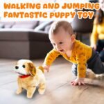 Anubhav Janni Jumping, Walking and Barking Dog Soft Toy Fantastic Puppy Battery Operated Back Flip Jumping Jump Run Kid for Kids Boys Girls (pack of 1) - Image 3