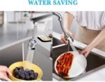 Anubhav Janni Switch Turbo Flex Rotating Faucet Extension Dual Water Flow Tap Nozzle Kitchen Sink Flexible Stainless Steel Water Saving Attachment Aerator Mode Extender Bathroom (Pack Of 1 Pcs) - Image 2