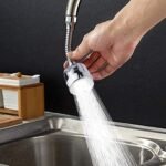 Anubhav Janni Switch Turbo Flex Rotating Faucet Extension Dual Water Flow Tap Nozzle Kitchen Sink Flexible Stainless Steel Water Saving Attachment Aerator Mode Extender Bathroom (Pack Of 1 Pcs) - Image 4