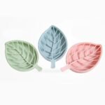 Anubhav Janni Leaf Shop Dish Soap Dish Leaf Shaped Shower Holder With Draining Tray Fashionable Kitchen Double Layer Shape Drain Tray Removable Raised Rack Bathroom Kitchen (Set Of 3 Pcs) - Image 8