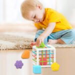Anubhav Janni Shape Sorter Toys For Kids Shapes Montessori Toddler Soothing Kids Interactive Early Educational Sorter Toy Kids Baby Preschool Wooden Plastic Box (Pack Of 1 Pcs) - Image 2