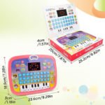 Anubhav Janni Mini Tablet Laptop Learning Interactive ABC Words Numbers Games Toy laptop Toy Kids Learning Laptop  Baby Computer Children Interactive Electronic Toddler Study (Pack Of 1 Pcs) - Image 2