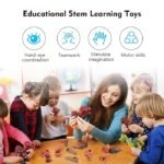 Anubhav Janni Screw Drive Dinosaur Toy Set Branded Take Apart Toys Dinosaurs With Screwdrivers Dino Kids Building Learning Boys Girls Old Girls Toys Birthday Gifts (Set Of 3 Pcs) - Image 2