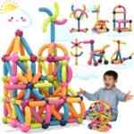 Anubhav Janni Magnetic Stick Building Block Sticks Blocks Kids Toys Boys Educational Stem Learning Magnet Balls Game Set Girls Jumbo Size Girls Magnetic Multicolor (Pack Of 1 Pcs , Set Of 25) - Image 2