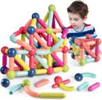 Anubhav Janni Magnetic Stick Building Block Sticks Blocks Kids Toys Boys Educational Stem Learning Magnet Balls Game Set Girls Jumbo Size Girls Magnetic Multicolor (Pack Of 1 Pcs , Set Of 26) - Image 2