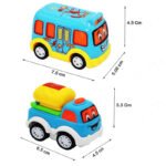 Anubhav Janni Fun Auto Autos Mini Medium Fun Autos Vehicle Pull Back Car Unbreakable Toys Friction Power Push  Cars Trucks Buses Planes For Toddlers Vehicles Go Crawling Toy (Set Of 5 Pcs) - Image 2