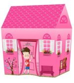 Anubhav Janni Pink Doll Tent Colorfull And Light Weight Children Play House Years Old Kids Girls Boys Foldable Toys Indoor Outdoor Lightweight Toy Colorful Home Birthday Gift (Pack Of 1 Pcs) - Image 3