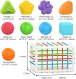 Anubhav Janni Shape Sorter Toys For Kids Shapes Montessori Toddler Soothing Kids Interactive Early Educational Sorter Toy Kids Baby Preschool Wooden Plastic Box (Pack Of 1 Pcs) - Image 3