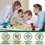 Anubhav Janni Screw Drive Dinosaur Toy Set Branded Take Apart Toys Dinosaurs With Screwdrivers Dino Kids Building Learning Boys Girls Old Girls Toys Birthday Gifts (Set Of 3 Pcs) - Image 3