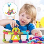 Anubhav Janni Magnetic Stick Building Block Sticks Blocks Kids Toys Boys Educational Stem Learning Magnet Balls Game Set Girls Jumbo Size Girls Magnetic Multicolor (Pack Of 1 Pcs , Set Of 26) - Image 3