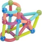 Anubhav Janni Magnetic Stick Building Block Sticks Blocks Kids Toys Boys Educational Stem Learning Magnet Balls Game Set Girls Jumbo Size Girls Magnetic Multicolor (Pack Of 1 Pcs , Set Of 32) - Image 3