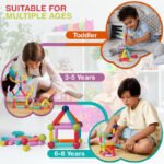 Anubhav Janni Magnetic Stick Building Block Sticks Blocks Kids Toys Boys Educational Stem Learning Magnet Balls Game Set Girls Jumbo Size Girls Magnetic Multicolor (Pack Of 1 Pcs , Set Of 42) - Image 3