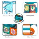 Anubhav Janni Light Magnetic Marble Blocks Run Set STEM Building Toy With LED Lights For Kids Educational Construction Game Boys Girls Track Girls (Pack Of 1 Pcs , 49) - Image 3