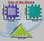 Anubhav Janni Big Size (72+36) My House Building Block Blocks Toy Set For Old Kids Boys Girls Multicolor Creating Includes Windows Making Educational Learning Age Durable (Pack Of 1 Pcs) - Image 3