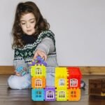 Anubhav Janni Big Size (72+36) My House Building Block Blocks Toy Set For Old Kids Boys Girls Multicolor Creating Includes Windows Making Educational Learning Age Durable (Pack Of 1 Pcs) - Image 4