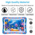 Anubhav Janni Water Mat Baby Kids Play Toys Inflatable Tummy Time Leakproof And Toddlers Perfect Fun Activity Mat Center Indoor Outdoor For Ice Pad Thick PVC Material (Pack Of 1 Pcs) - Image 5